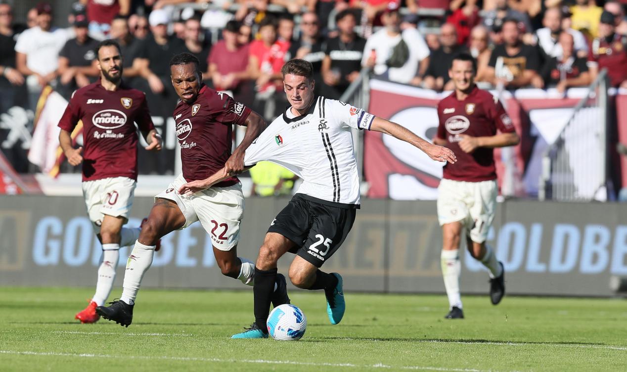 Spezia-Salernitana 2-1, highlights
