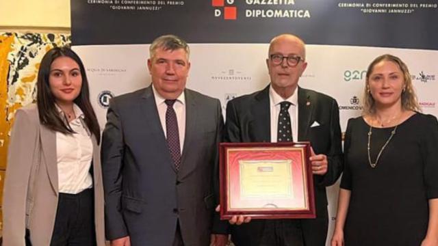 Roberto Galanti insignito del riconoscimento di Console Onorario dell'anno a Roma