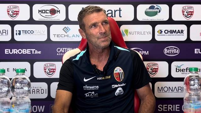 Carpi-Ascoli 2-2, la voce di Carrera in sala stampa: “I nomi non fanno vincere il campionato di C”