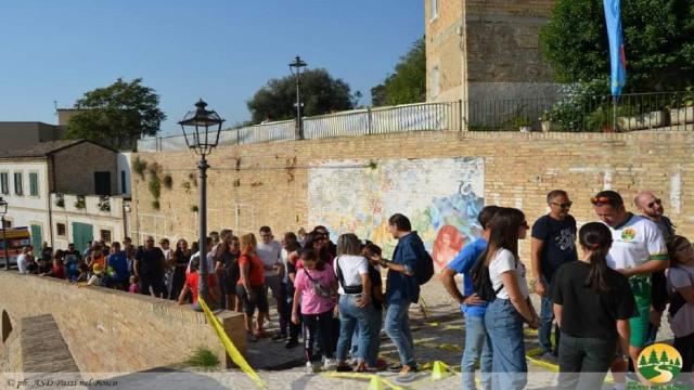 Grottammare, successo per l'iniziativa orienteering nel vecchio incasato 