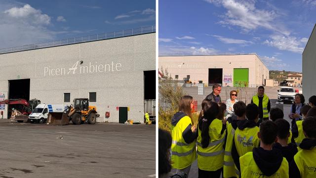 Monteprandone, gli studenti dell’IC in visita all’impianto PicenAmbiente
