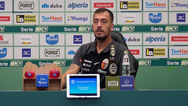 Sudtirol-Ascoli 3-1, Viviano: “Siamo stati polli nel secondo tempo. Ai tifosi chiedo equilibrio, noto negatività” 