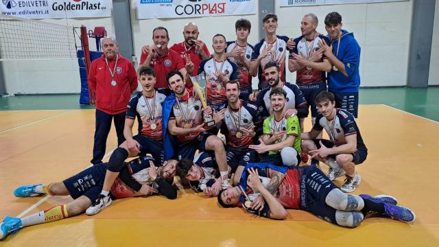 Riviera Samb Volley batte la rivale Bottega e conquista la Coppa Marche