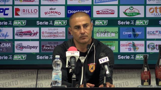 Benevento-Bari 1-1, voci Cannavaro (“Prestazione fatta sempre tranne 1° tempo con Ascoli”) e Mignani (“Soddisfatto”)