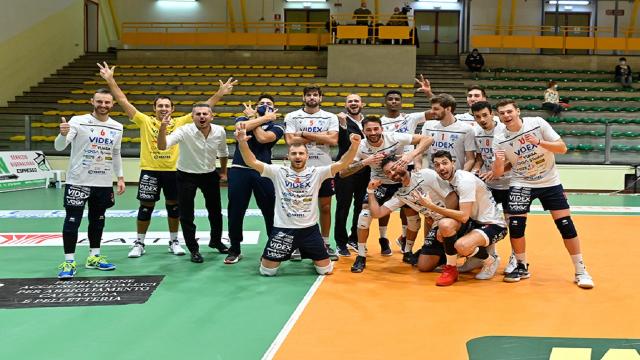 Pallavolo Serie A3, la Videx Grottazzolina travolge l'Aurispa Libellula Lecce
