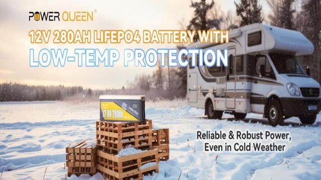 Ottima Scelta per i Motori da Pesca: Batteria al Litio a Ciclo Profondo Power Queen 12V 280Ah a Bassa Temperatura