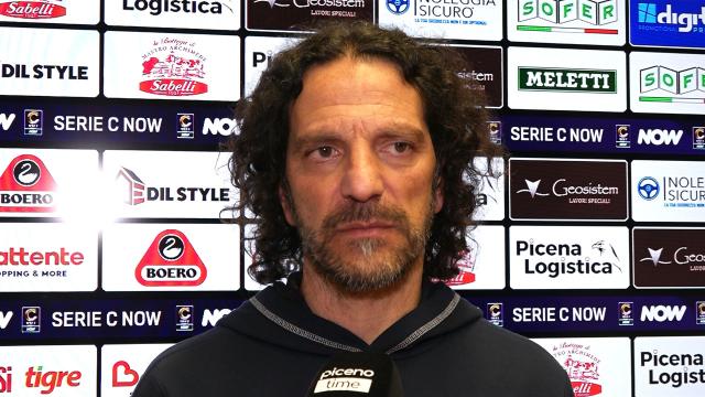 Ascoli-Carpi 2-1, voce Cudini in zona mista: “Complimenti ai ragazzi, non era facile. Mercato? Qualcosa va migliorato”