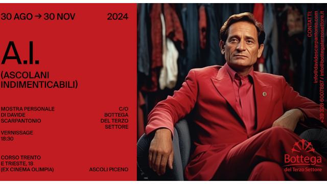 Ascoli Piceno: Bottega Terzo Settore, presentata mostra A.I. Ascolani Indimenticabili. Inaugurazione Venerdì 30 Agosto