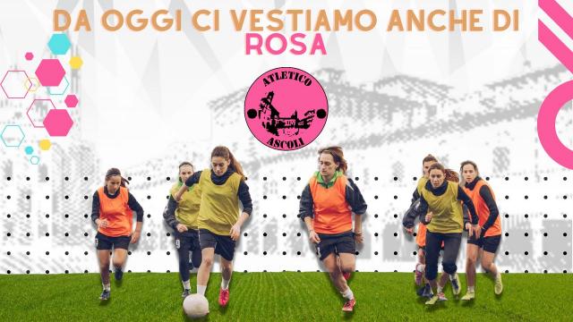 Atletico Ascoli, parte attività calcistica esclusivamente al femminile 