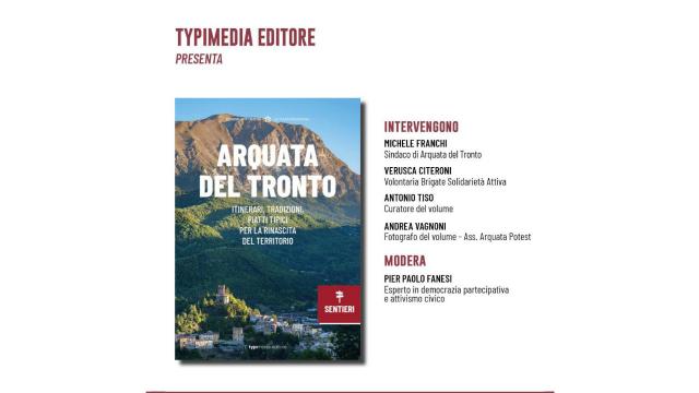 San Benedetto del Tronto, 'Arquata Potest': presentazione guida escursionistica al 'Nadir'