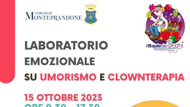 Monteprandone, laboratorio clownterapia e corso di lingua italiana per stranieri