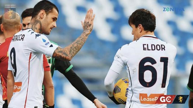 Sassuolo-Genoa 2-1, highlights