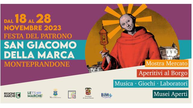 Monteprandone, al via la Festa dedicata al Patrono San Giacomo della Marca