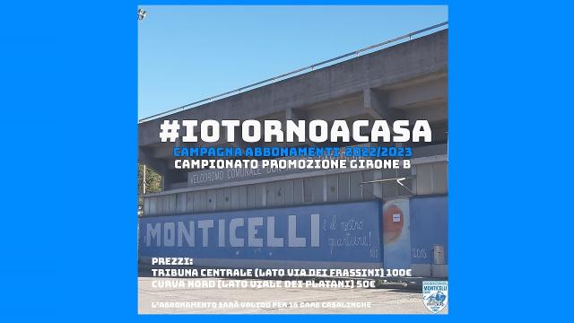 Monticelli Calcio, campagna abbonamenti per assistere alle gare al Velodromo ''Don Mauro Bartolini''