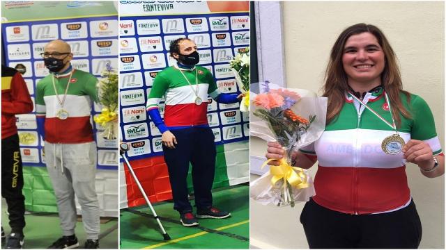 Tris di titoli tricolori per il paraciclismo marchigiano: Farroni, Stacchiotti e Cretti