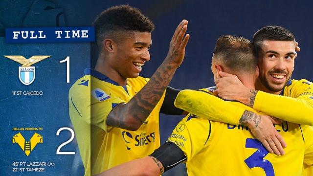 Lazio-Verona 1-2, highlights