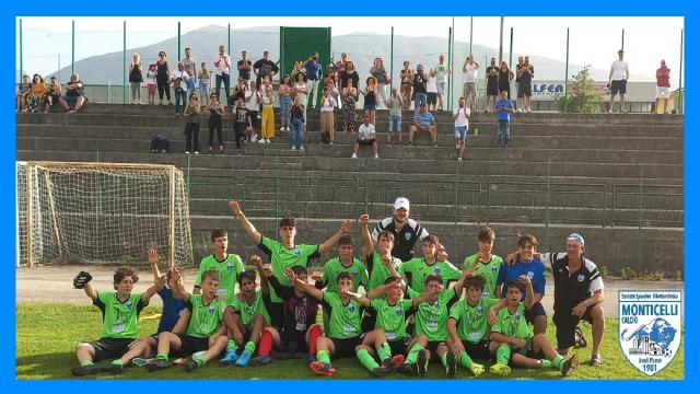 Monticelli Calcio, vittoria nella ''Coppa disciplina del campionato provinciale Giovanissimi''