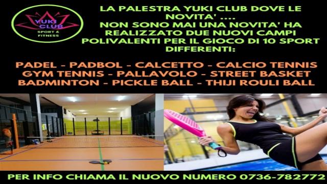 Ascoli Piceno, tante novità alla palestra Yuki Club. Per chi non ha Green Pass lezioni all'aperto