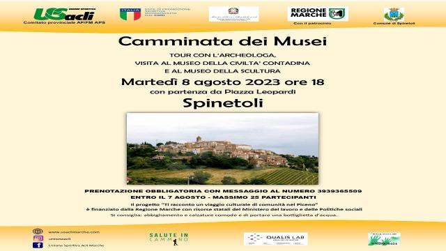 Spinetoli, appuntamento con ''Ti racconto un viaggio culturale di comunità nel Piceno''