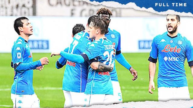 Cagliari-Napoli 1-4, highlights