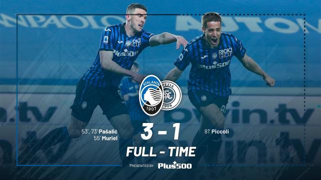 Atalanta-Spezia 3-1, highlights