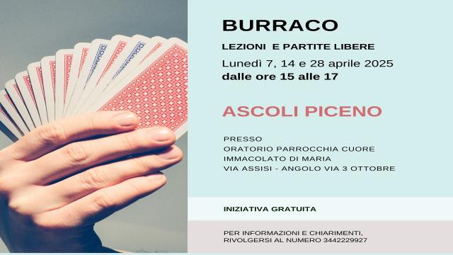 Ascoli Piceno: ''Nuove energie'', lezioni e partite libere di burraco 