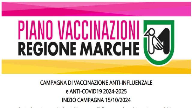 Regione Marche, tutti i numeri sulla campagna vaccinale anti-influenzale e anti-Covid