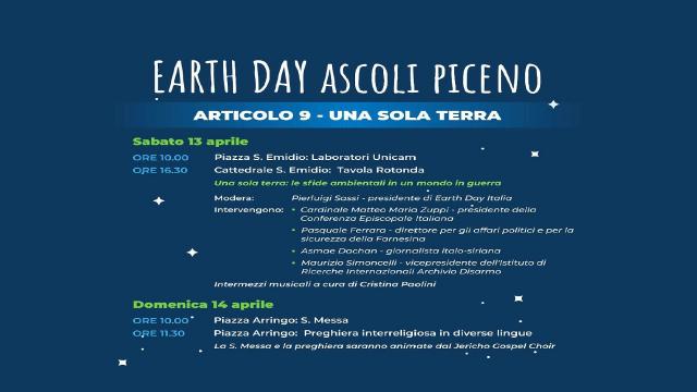 Diocesi di Ascoli Piceno, torna l'evento ''Earth Day, Articolo 9 - Una sola terra''