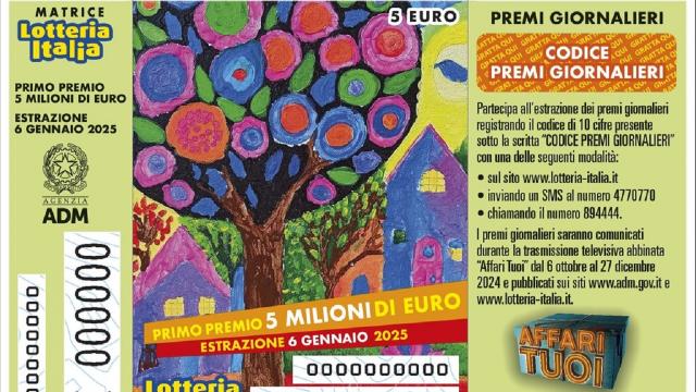 Lotteria Italia 2024, Marche: staccati 216mila biglietti 