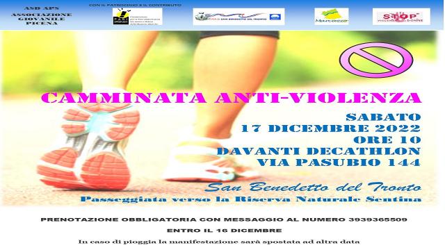 Riserva naturale della Sentina, appuntamento il 17 Dicembre con la 'Camminata antiviolenza'