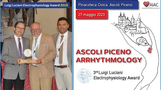 La Cardiologia di Ascoli Piceno premia migliori aritmologici. 3ª edizione del 'Luigi Luciani Electrophysiology Award'
