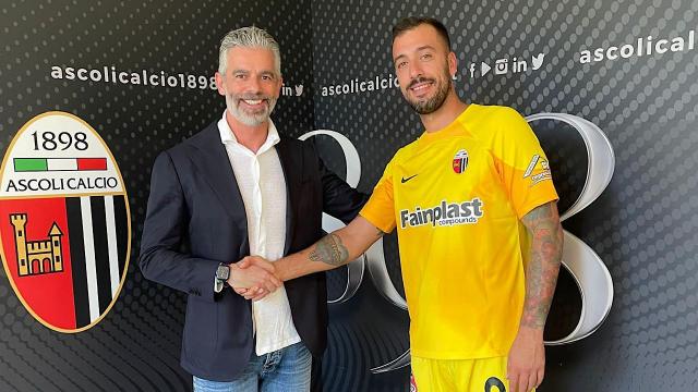 Ascoli Calcio, arriva ufficialmente l'esperto portiere Viviano. I dettagli del contratto