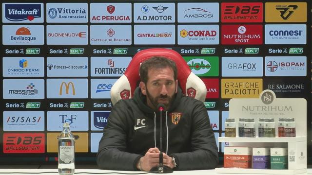 Perugia-Benevento 0-1, voci Alvini (“Risultato bugiardo, abbiamo dominato”) e Caserta (“Ci hanno fatto soffrire”) 