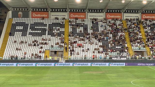 Ascoli-Pescara, dato provvisorio degli spettatori previsti per il big match del ''Del Duca''