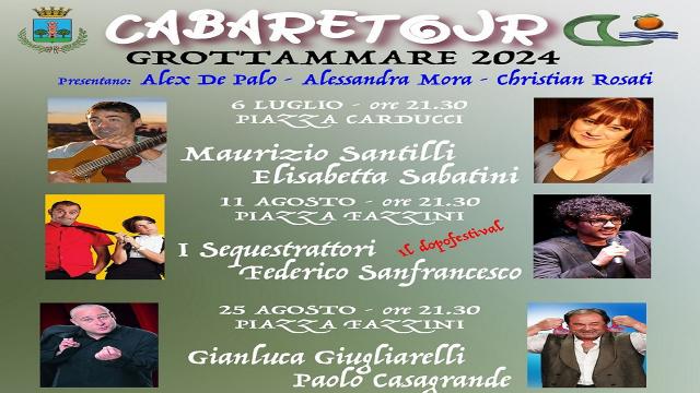 Grottammare: Lido degli Aranci, appuntamento con la rassegna ''Cabaretour''