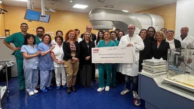 Ast Ascoli Piceno, nuova strumentazione per la radioterapia stereotassica grazie ad una donazione di Coop Alleanza 3.0