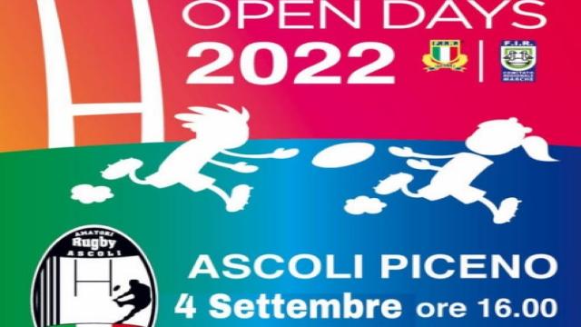 Ascoli Piceno, torna l'appuntamento con gli open days 2022 della Fainplast Amatori Rugby: sport, amicizia e passione