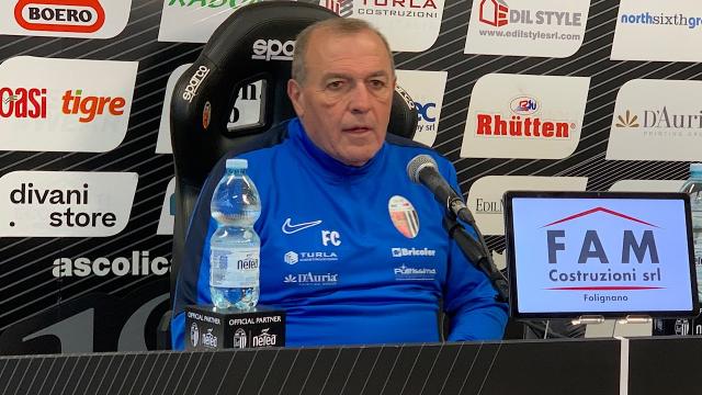 Ascoli Calcio, Castori: “Sudtirol forte e strutturato, attenzione a Casiraghi. Nestorovski non è a disposizione”