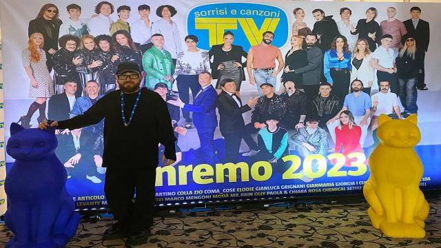 Sanremo 2023, per il parrucchiere di Chiaravalle Luca Maiolini prima esperienza al Festival
