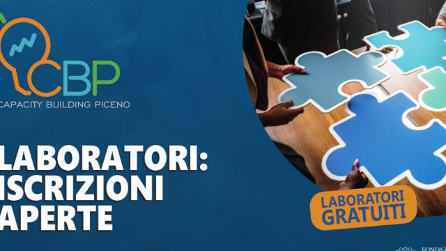'Capacity Building Piceno': tornano i laboratori del progetto di formazione gratuita