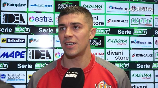 Ascoli-Cremonese 0-0, la voce di Zanimacchia in zona mista: “Il pari ci sta. Loro hanno lottato su ogni pallone”