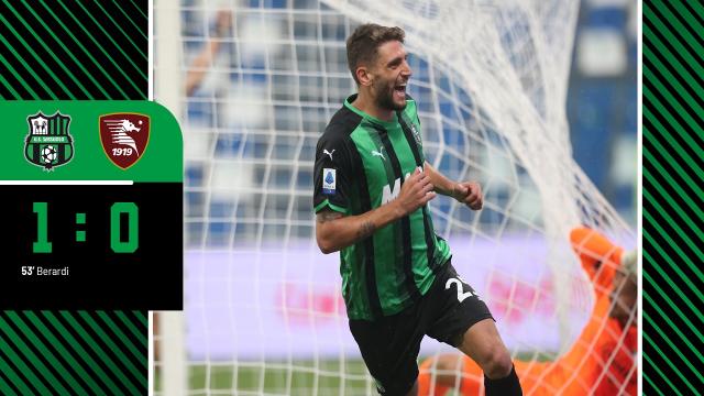 Sassuolo-Salernitana 1-0, highlights