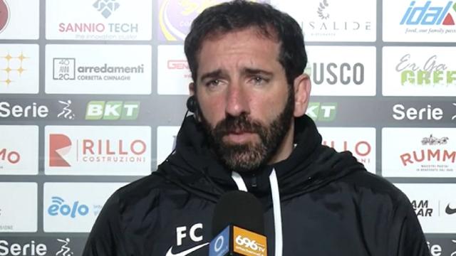 Benevento-Como 5-0: le voci di Caserta (“Grande match, ritiro concluso”), Acampora e Talia