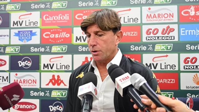 Bari-Cittadella 1-1, voci Mignani (“Nella ripresa ci hanno pressato di più, mancata personalità”) e Nasti