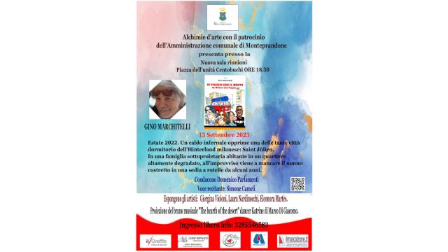 Terzo appuntamento a Monteprandone con Alchimie d'Arte: Gino Marchitelli presenta il suo nuovo libro