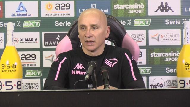 Palermo-Bari 1-0: voci Corini (“Inerzia positiva nata negli spogliatoi di Perugia”) e Mignani (“Gara equilibrata”) 