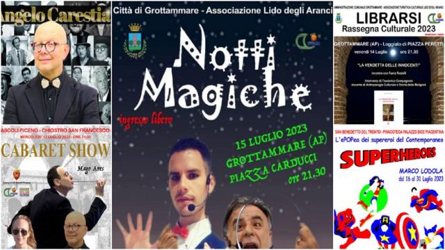 Grottammare: Associazione Lido degli Aranci, settimana ricca di eventi in tutta la Riviera 