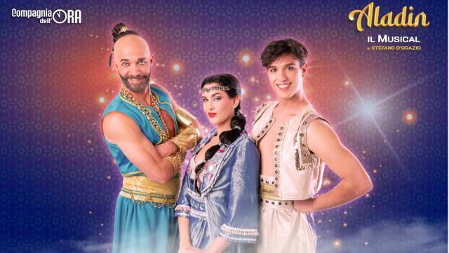 Al Teatro Ventidio Basso di Ascoli in scena lo spettacolo 'Aladin', musical di Stefano D'Orazio con le musiche dei Pooh