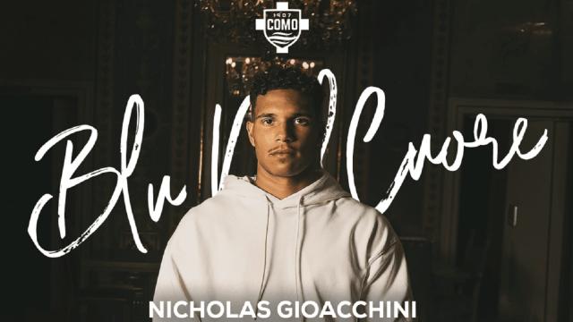 Como, arriva l'attaccante italo-americano Gioacchini in vista della partita con l'Ascoli