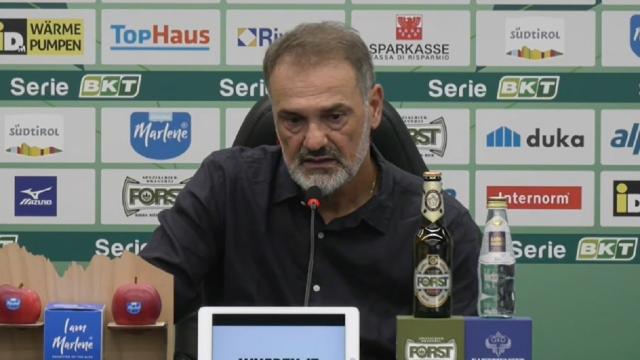 Sudtirol-Catanzaro 0-1, voci Bisoli (“Ogni annata ha sua storia”) e Vivarini (“Ci hanno fatto correre, gara sofferta”)